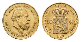 Gold coins - mail bid sale - Netherlands - Gouden Tientjes 1875-1933 - 10 Gulden 1875 - Gold - VF/XF