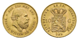 Gold coins - mail bid sale - Netherlands - Gouden Tientjes 1875-1933 - 10 Gulden 1875 - Gold - a.XF