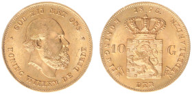 Gold coins - mail bid sale - Netherlands - Gouden Tientjes 1875-1933 - 10 Gulden 1875 - Gold - XF