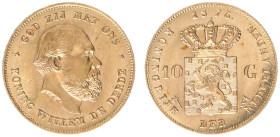 Gold coins - mail bid sale - Netherlands - Gouden Tientjes 1875-1933 - 10 Gulden 1875 - Gold - XF