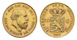 Gold coins - mail bid sale - Netherlands - Gouden Tientjes 1875-1933 - 10 Gulden 1875 - Gold - XF