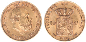 Gold coins - mail bid sale - Netherlands - Gouden Tientjes 1875-1933 - 10 Gulden 1876 - Gold - VF