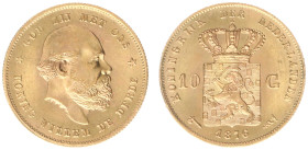 Gold coins - mail bid sale - Netherlands - Gouden Tientjes 1875-1933 - 10 Gulden 1876 - Gold - a.XF