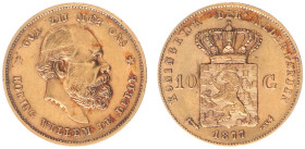 Gold coins - mail bid sale - Netherlands - Gouden Tientjes 1875-1933 - 10 Gulden 1877 - Gold - VF