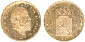 Gold coins - mail bid sale - Netherlands - Gouden Tientjes 1875-1933 - 10 Gulden 1877 - Gold - XF
