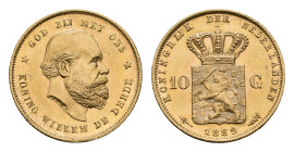 Gold coins - mail bid sale - Netherlands - Gouden Tientjes 1875-1933 - 10 Gulden 1889 - Gold - XF
