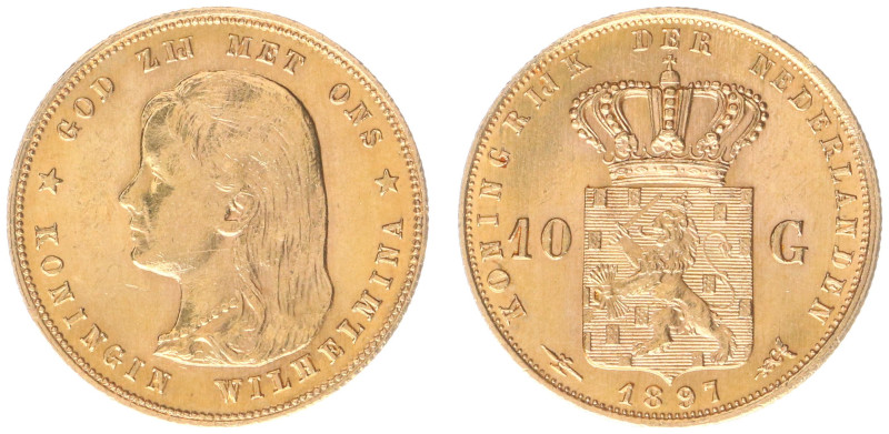 Gold coins - mail bid sale - Netherlands - Gouden Tientjes 1875-1933 - 10 Gulden...