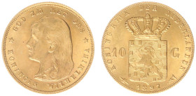 Gold coins - mail bid sale - Netherlands - Gouden Tientjes 1875-1933 - 10 Gulden 1897 - Gold - a.XF