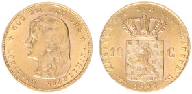 Gold coins - mail bid sale - Netherlands - Gouden Tientjes 1875-1933 - 10 Gulden 1897 - Gold - XF