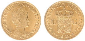 Gold coins - mail bid sale - Netherlands - Gouden Tientjes 1875-1933 - 10 Gulden 1911 - Gold - XF