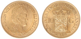 Gold coins - mail bid sale - Netherlands - Gouden Tientjes 1875-1933 - 10 Gulden 1912 - Gold - good VF