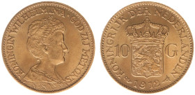Gold coins - mail bid sale - Netherlands - Gouden Tientjes 1875-1933 - 10 Gulden 1912 - Gold - good VF