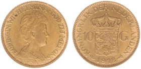 Gold coins - mail bid sale - Netherlands - Gouden Tientjes 1875-1933 - 10 Gulden 1912 - Gold - good VF