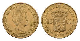 Gold coins - mail bid sale - Netherlands - Gouden Tientjes 1875-1933 - 10 Gulden 1912 - Gold - a.XF