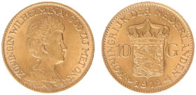 Gold coins - mail bid sale - Netherlands - Gouden Tientjes 1875-1933 - 10 Gulden 1912 - Gold - XF