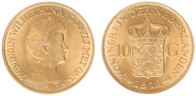 Gold coins - mail bid sale - Netherlands - Gouden Tientjes 1875-1933 - 10 Gulden 1912 - Gold - XF