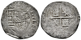 Philip II (1556-1598). 2 reales. ND. Mexico. (Cal-Tipo 125). Ag. 6,45 g. Mintmark and assayer not visible. VF. Est...100,00. 

Spanish description: ...