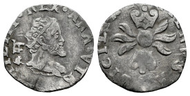 Philip II (1556-1598). 1/2 carlino. ND. Naples. IAF. (Tauler-616). (Vti-302). (Mir-185). Ag. 1,08 g. Wavy flan. Almost VF. Est...35,00. 

Spanish de...