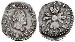 Philip II (1556-1598). 1/2 carlino. ND. Naples. IAF. (Tauler-616). (Vti-302). (MIB-185). Ag. 1,35 g. IAF behind the head. VF. Est...60,00. 

Spanish...