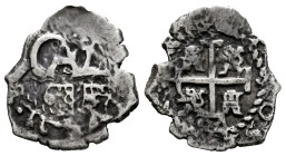 Charles II (1665-1700). 1/2 real. 1684. Potosi. (Cal-173). Ag. 1,33 g. Double date. Part of the king´s name and numeral visible. VF. Est...80,00. 

...