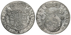 Charles II (1665-1700). 1 tari. 1686. Naples. AG/A. (Tauler-3177). (Vti-170). (Vanhoudt-298/5). Ag. 5,53 g. Choice VF. Est...120,00. 

Spanish descr...