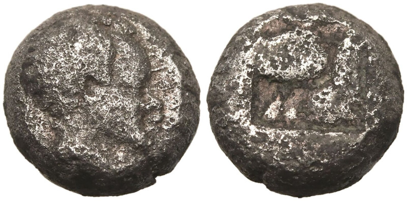 ANCIENT GREECE. LESBOS, UNCERTAIN MINT. 
Billon 1/12 Stater, circa 550-480 BC. ...