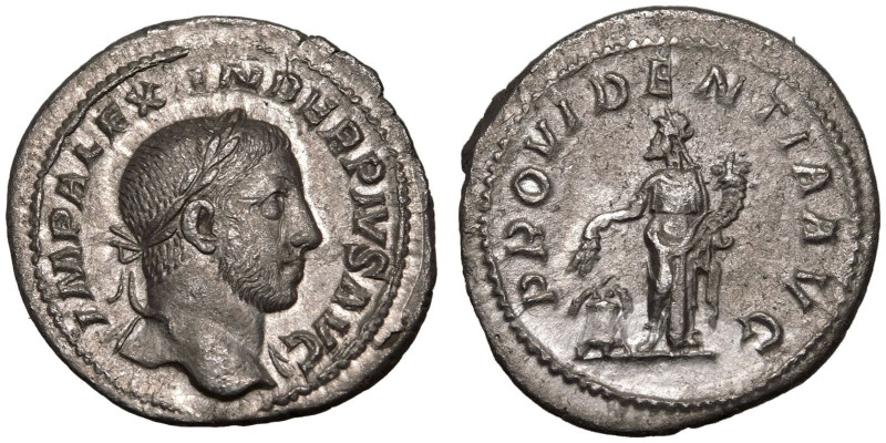 ROMAN EMPIRE. Severus Alexander. 
Silver Denarius, AD 232. Rome. 
Obv: IMP ALE...