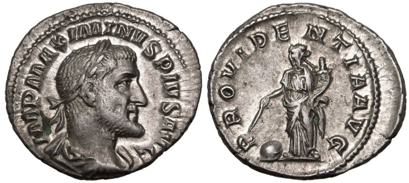 ROMAN EMPIRE. Maximinus I. 
Silver Denarius, AD 235-236. Rome. 
Obv: IMP MAXIM...