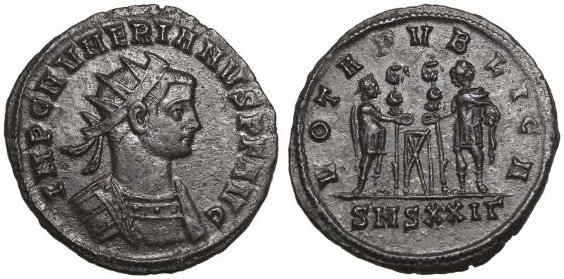 ROMAN EMPIRE. Numerian. 
Billon Antoninianus, AD 283-284. Siscia. 
Obv: IMP C ...