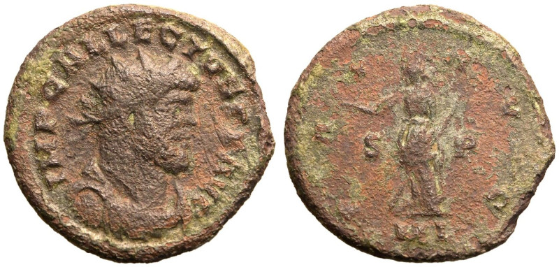 ROMAN EMPIRE. Allectus. 
Bronze Antoninianus, AD 293-296. Londinium (London). ...