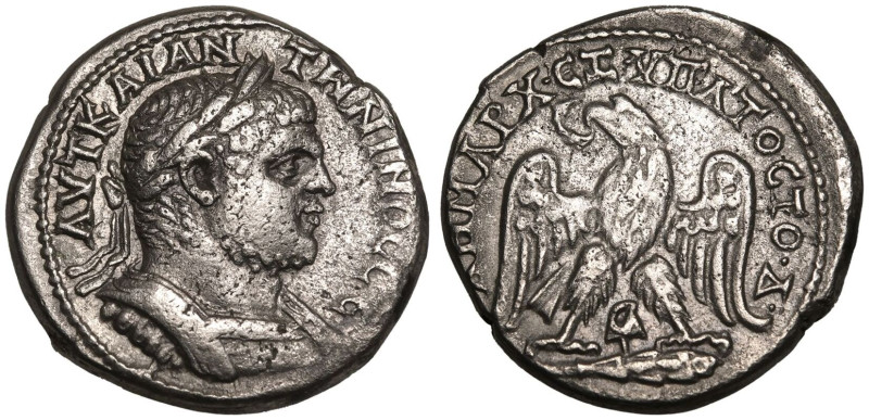 ROMAN PROVINCIAL. PHOENICIA, TYRE. Caracalla. 
Silver Tetradrachm, AD 213-217. ...