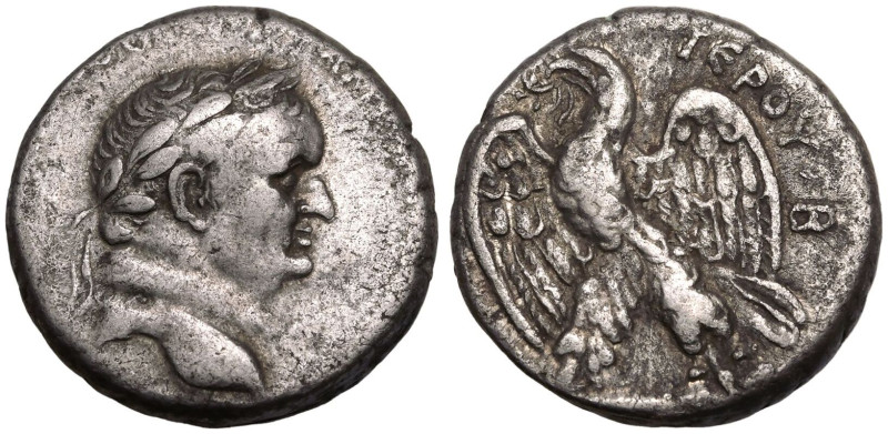 ROMAN PROVINCIAL. SELEUCIS AND PIERIA, ANTIOCH. Vespasian. 
Silver Tetradrachm,...