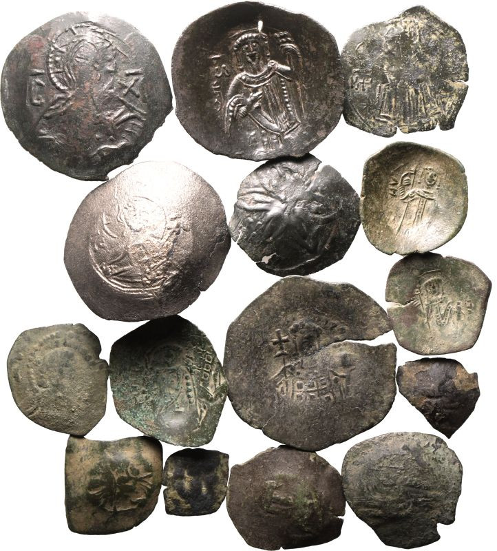 BYZANTINE EMPIRE. Various Rulers. 
Bronze 15 x Various Denominations, 6th-12th ...