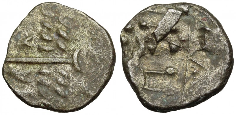 CELTIC, Britain. Durotriges. Uninscribed. Circa 65 BC-AD 45. BI Stater (19mm, 4....