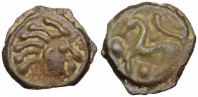 GAUL, Northwest. Senones. 2nd century BC. Potin Unit