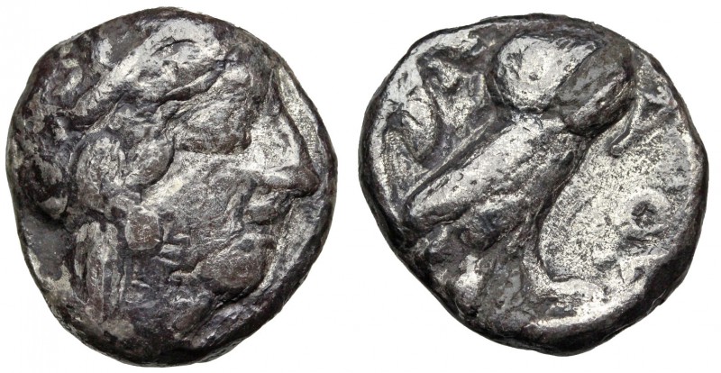 ATTICA. Athens. 440-404 BC. AR tetradrachm. Mid-mass coinage issue. Imitative (2...