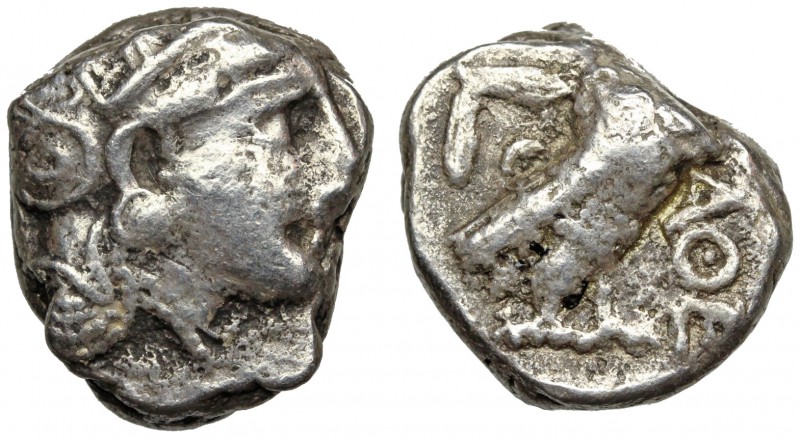 ATTICA, Athens. Circa 353-294 BC. AR Tetradrachm (22mm, 16.78g). Pi type. Helmet...