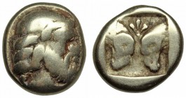 LESBOS, Mytilene. Electrum Hekte. Circa 454-427 BC.