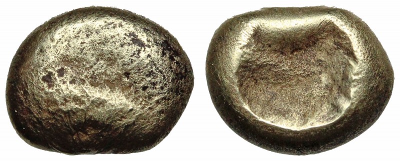 IONIA, Uncertain. Circa 650-600 BC. EL Hemihekte – Twelfth Stater (7mm, 1.15 g)....