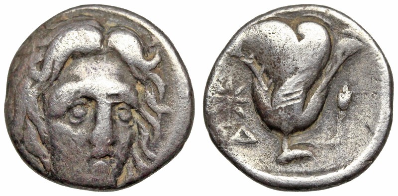ISLANDS off CARIA, Rhodos. Rhodes. Circa 305-275 BC. AR Drachm (14mm, 3.17 g, 12...