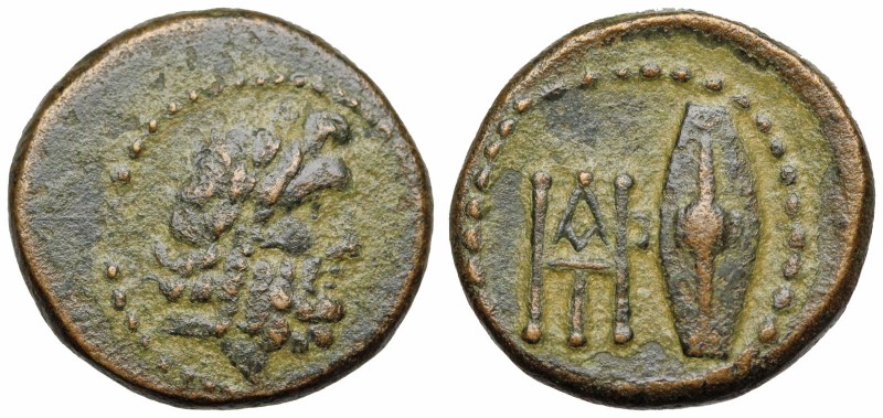 KINGS of GALATIA, Deiotaros. Circa 62-40 BC. Æ (15mm, 4.31 g, 1h). Laureate head...