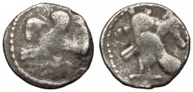 PHOENICIA, Tyre. Uncertain king. Circa 425-394 BC. AR Sixteenth Shekel
