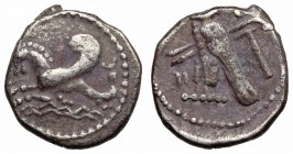 PHOENICIA, Tyre. Uncertain king. Circa 425-394 BC. AR Sixteenth Shekel
