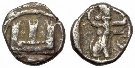 PHOENICIA, Sidon. temp. Ba`alšillem (Sakton) I-Ba’ana. 425-401 BC. AR Sixteenth Shekel