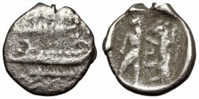 PHOENICIA, Sidon. Mazaios (Mazday). Satrap of Eber Nari, 353-333 BC. AR Sixteenth Shekel