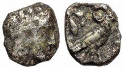 PHILISTIA, Uncertain mint in Palestine. Mid 5th century-333 BC. AR Obol