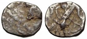 JUDAEA, Achaemenid Province (Yehud). Anonymous. Circa 375-332 BCE. AR Gerah – Obol