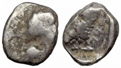 JUDAEA, Achaemenid Province (Yehud). Anonymous. Circa 375-332 BCE. AR Gerah.
