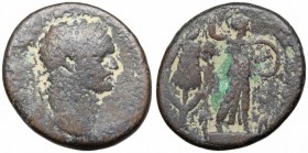 JUDAEA, Judaea Capta. Domitian. AD 81-96. Æ. Caesarea Maritima mint.
