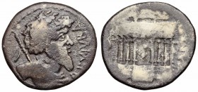 KINGS of NUMIDIA. Juba I. Circa 60-46 BC. AR Denarius